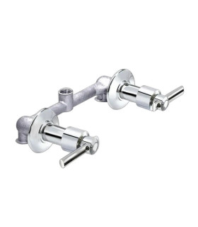 GRUPO DUCHA MANILLA DOBLE SET CROMADO (BELT-G)