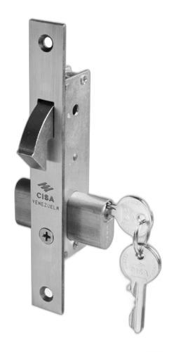 CERRADURA GANCHO PICO LORO 30MM MEDIO CILINDRO (CISA)