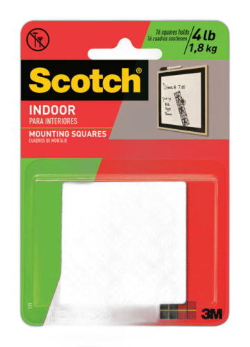 CINTA DOBLE FAZ SCOTCH 1"X1"-16PZAS 7100235239 (3M)