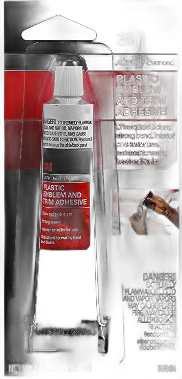 ADHESIVO P/PLASTICOS Y EMBLEMAS BLISTER (3M)