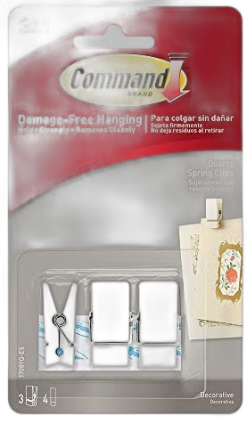 GANCHO SUJETADOR BLANCO 3PZAS (3M)