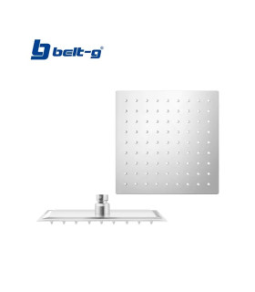 REGADERA ANTICALCAREA 8" ULTRA PLANA CUADRADA (BELT-G)