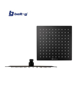 REGADERA ANTICALCAREA 10" ULTRA PLANA CUADRADA BLACK (BELT-G)