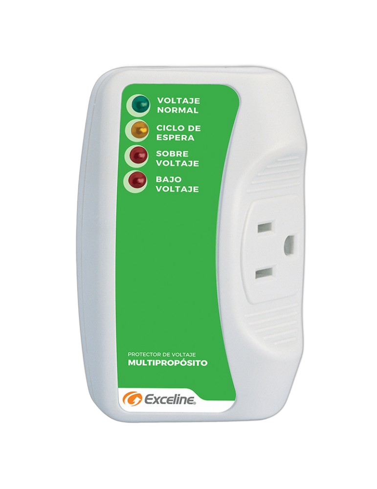 PROTECTOR MULTIPROPOSITO 120 VAC 1 TOMA GSM-MP-120 (EXCELINE)