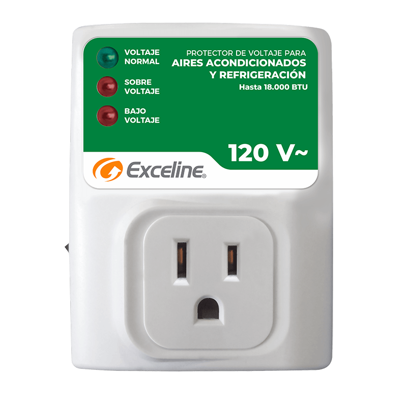 PROTECTOR MONOFASICO POWER PLUG 120 VAC GSM-RE120 (EXCELINE)