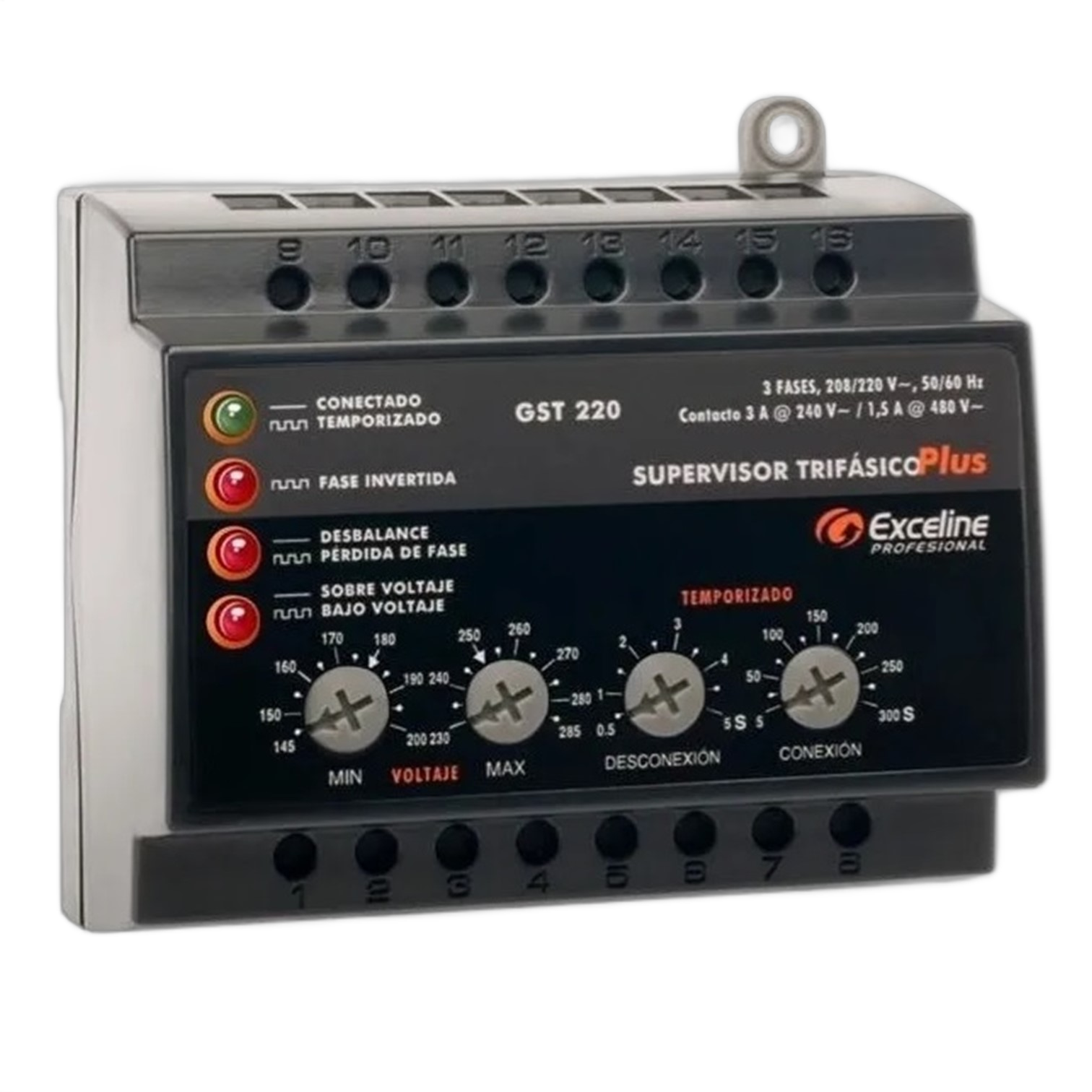 SUPERVISOR TRIFASICO PLUS 208/220V (EXCELINE)