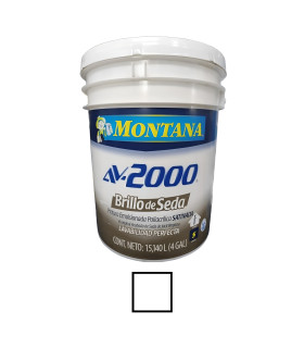 PINTURA BRILLO DE SEDA BLANCO PAILA  (MONTANA)
