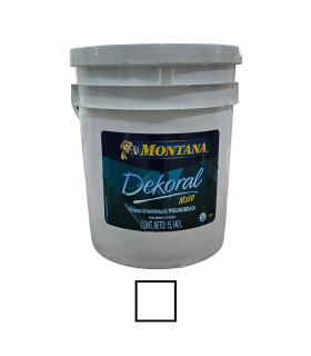 PINTURA DEKORAL INT/EXT BLANCO MATE PAILA (MONTANA)