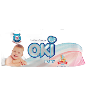 TOALLITAS HUMEDAS BABY LOTION 72PZAS (OKI)