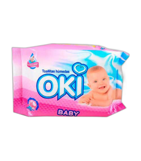 TOALLITAS HUMEDAS BABY LOTION 24PZAS (OKI)