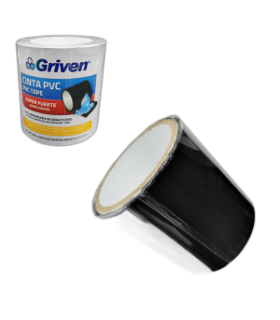 CINTA PVC SUPER FUERTE 4" NEGRA (GRIVEN)