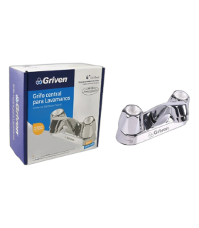 GRIFO LAVAMANOS DOBLE 4" (GRIVEN)