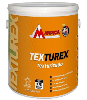 PINTURA TEXTURIZADA TEXTUREX SOLO INTERIORES GALON (MANPICA)