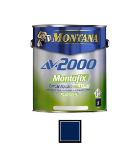 PINTURA AV-2000 MONTAFIX E.BRILLT AZUL INTENSO GALON (MONTANA)
