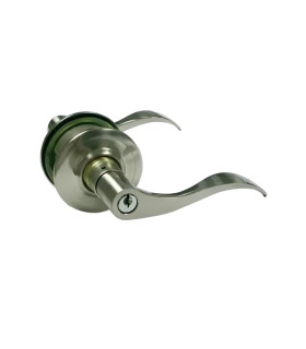 CERRADURA MANILLA ERGONOMICA C/LLAVE BRONCE (BRUFER)