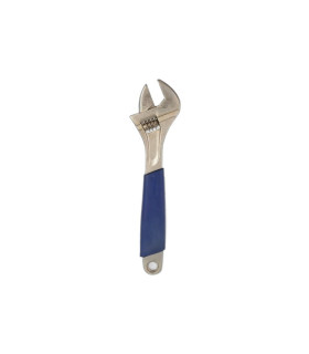 LLAVE AJUSTABLE 6" MANGO GOMA (BRUFER)