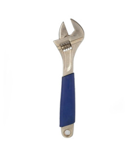LLAVE AJUSTABLE 12" MANGO GOMA (BRUFER)