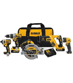 KIT HERRAMIENTAS INALAMBRICAS + PISTOLA CALOR (DEWALT)