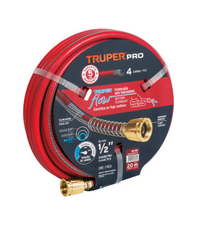 MANGUERA REFORZADA 4CAPAS 1/2"X20MTS MAN-20X1/2X (TRUPER)
