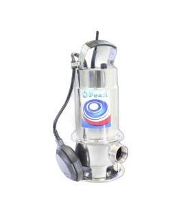 BOMBA SUMERGIBLE ACERO INOX 1HP 220V MONOFASICA AGUAS NEGRAS (PEARL)