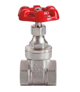 VALVULA COMPUERTA ACERO INOX 3/4" (QM)