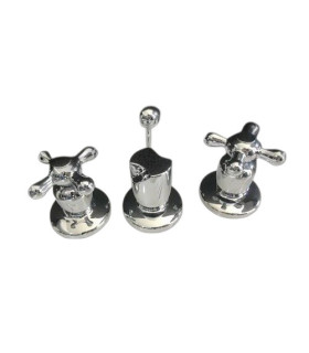 GRUPO BIDET CROMO MANILLA CROSS (FP)