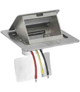 CAJA DE PISO 3MODULOS PLANA (VIMAR NEVE)